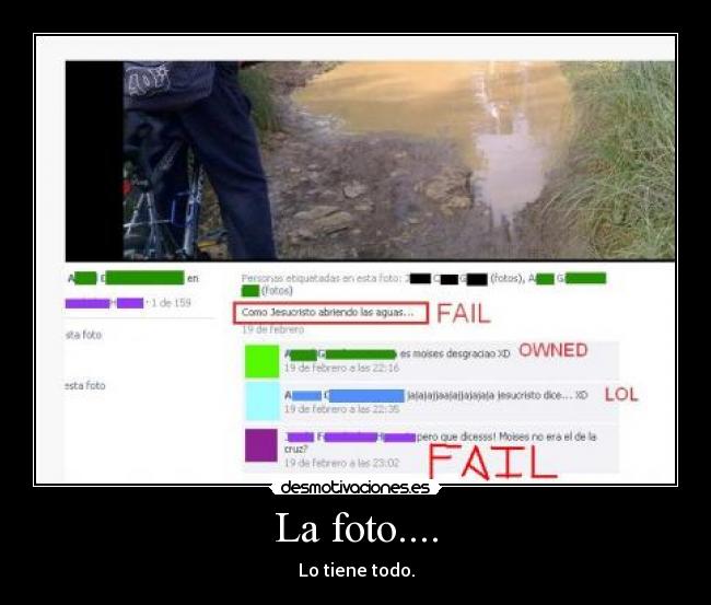 La foto.... - Lo tiene todo.