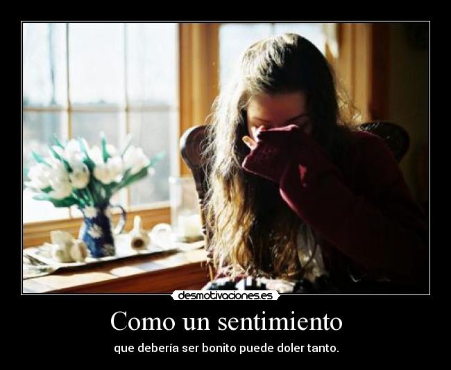 Como un sentimiento -