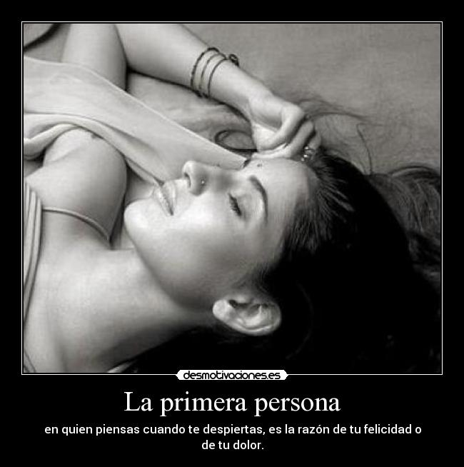 La primera persona -