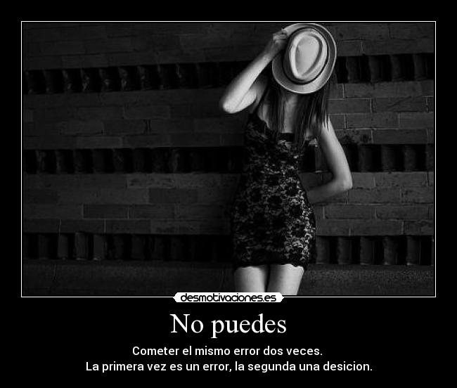 No puedes - 
