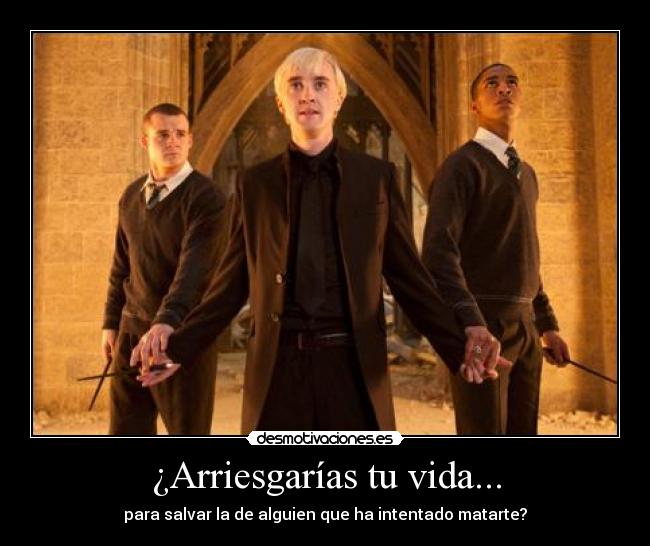 ¿Arriesgarías tu vida... - 