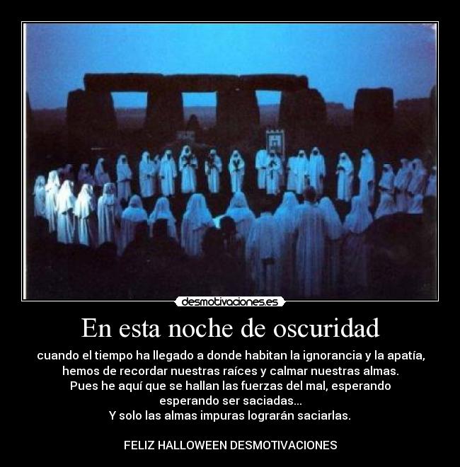 En esta noche de oscuridad -