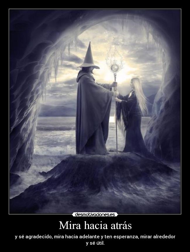 Mira hacia atrás -