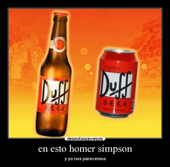 en esto homer simpson - y yo nos parecemos