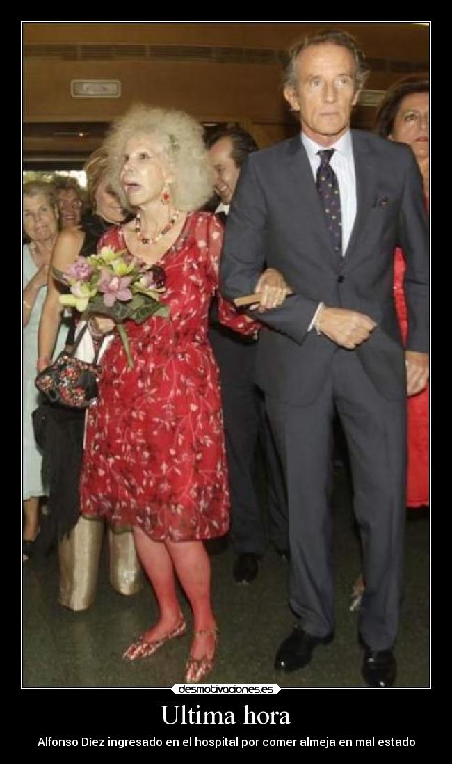 carteles duquesa ultima hora alfonso diez ingresado hospital almeja desmotivaciones