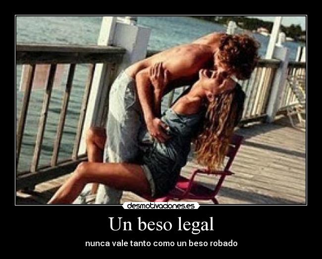 Un beso legal -