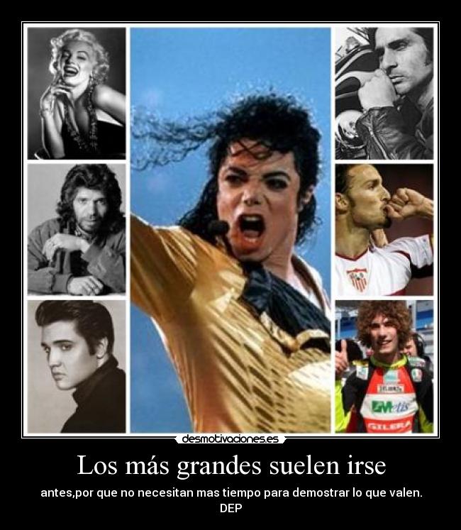 Los más grandes suelen irse -