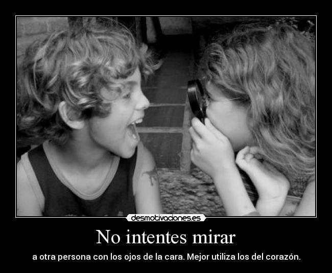 No intentes mirar - 