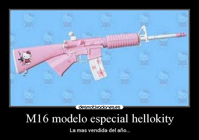 M16 modelo especial hellokity -