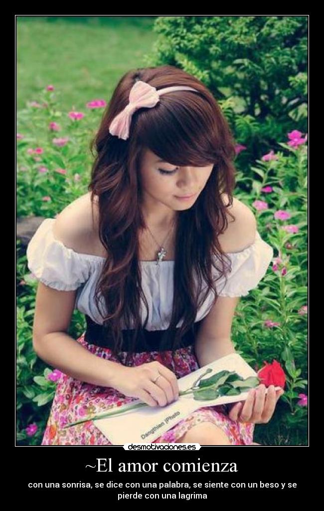 ~El amor comienza -