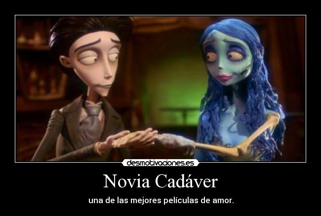 Novia Cadáver - una de las mejores películas de amor.