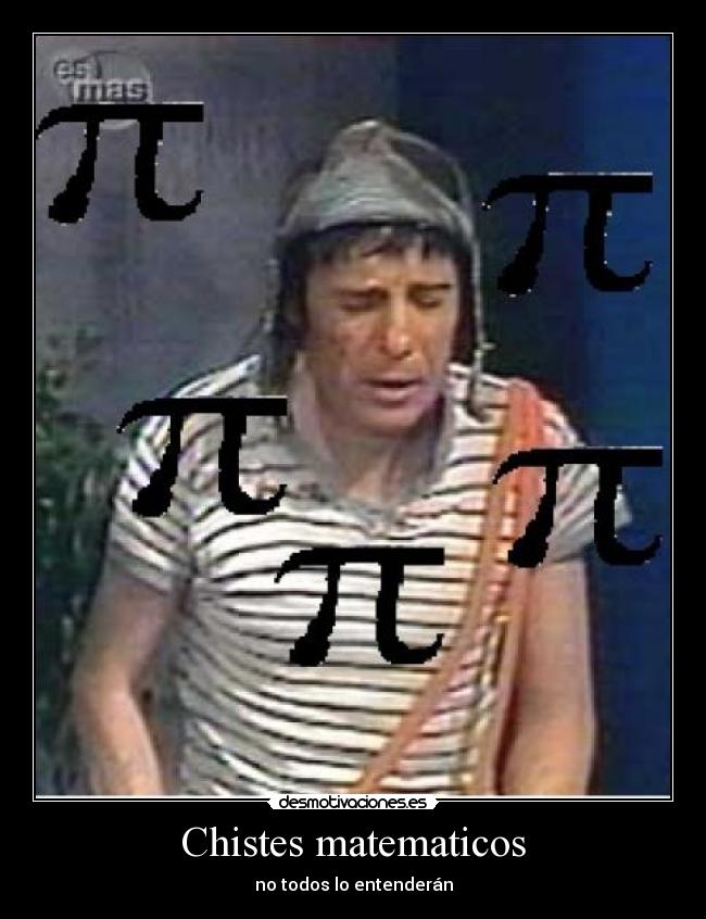 Chistes matematicos -