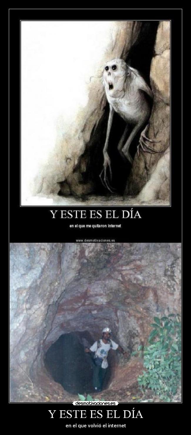 Y ESTE ES EL DÍA - en el que volvió el internet