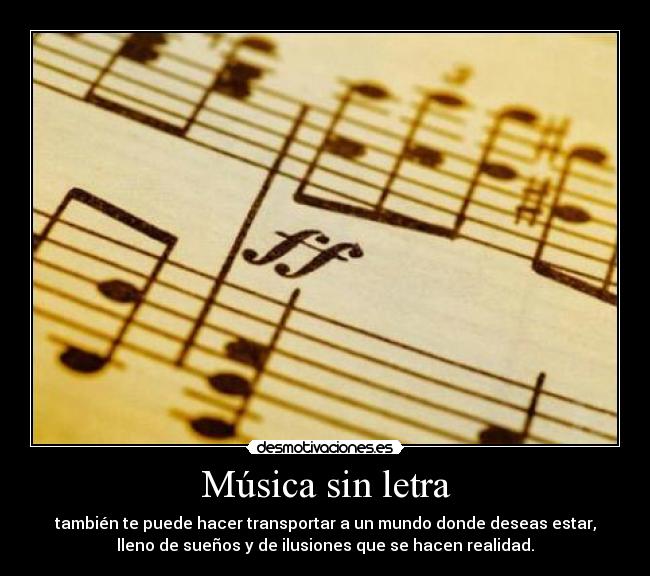 Música sin letra - 