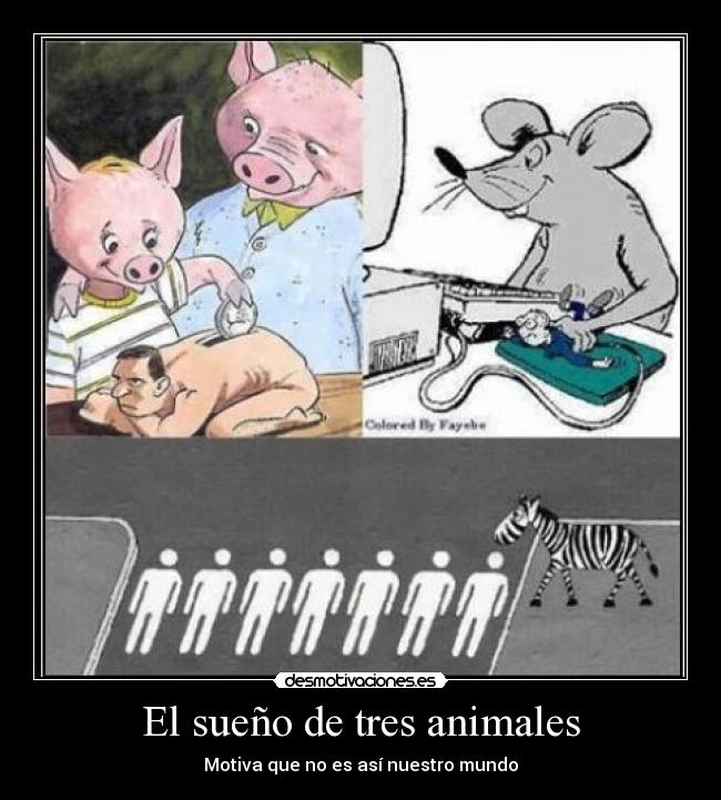 El sueño de tres animales -