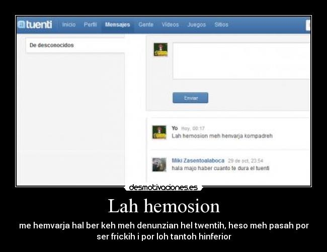 carteles han denunciado tuenti hurra montemos una fiesta desmotivaciones