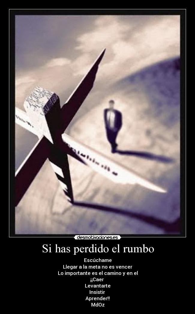 Si has perdido el rumbo -