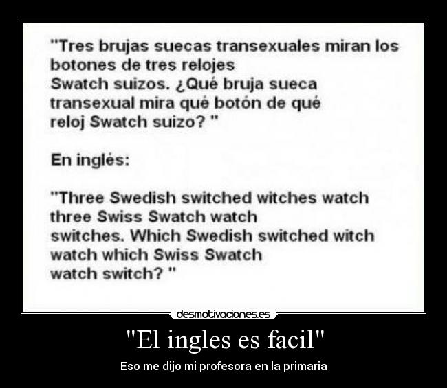 El ingles es facil -