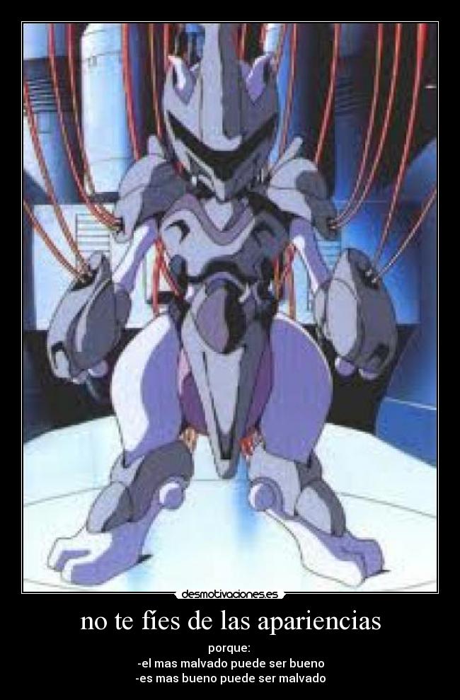 no te fíes de las apariencias -