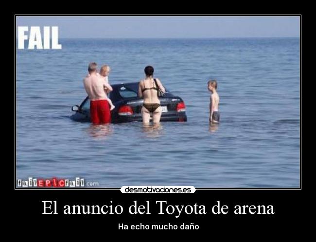 El anuncio del Toyota de arena - 