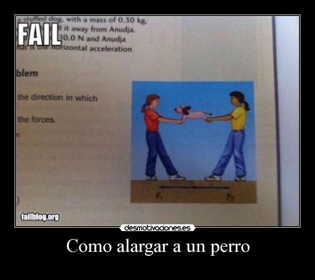 Como alargar a un perro -