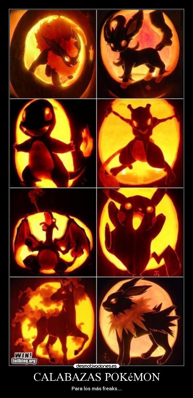 CALABAZAS POKéMON - Para los más freaks....