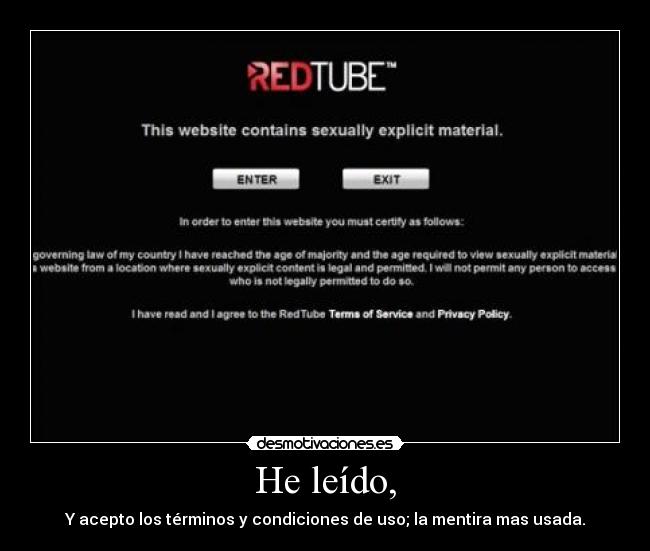 He leído, - 