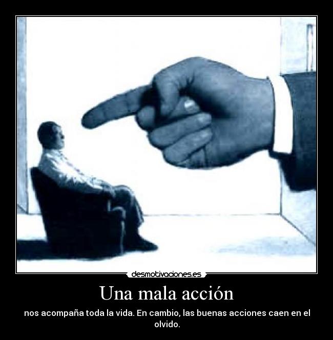 Una mala acción -