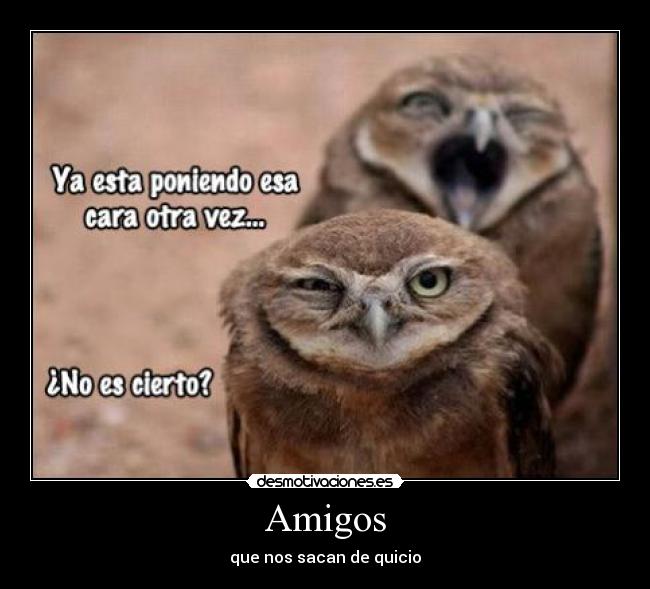 Amigos - que nos sacan de quicio