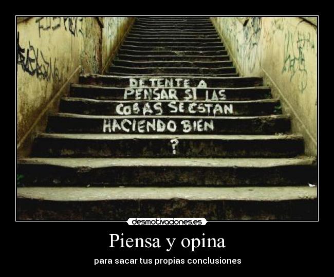 Piensa y opina - 