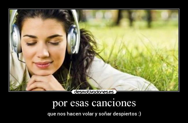 por esas canciones -