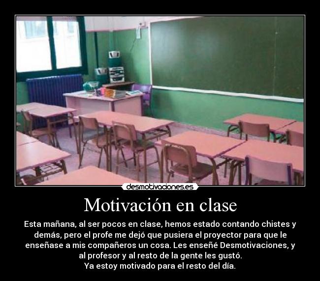 Motivación en clase - 