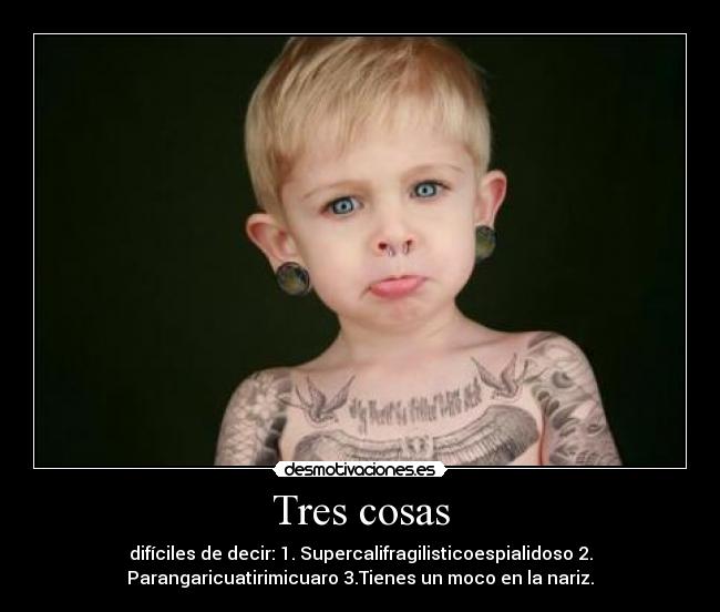 Tres cosas - 