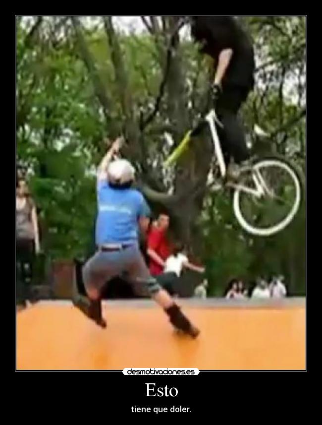 Esto - tiene que doler.