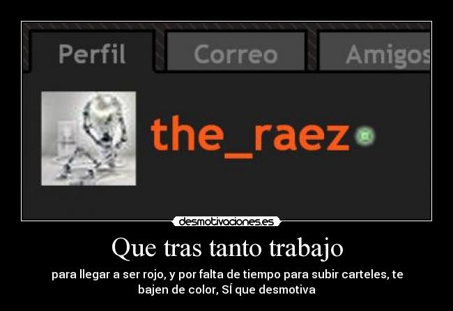 Que tras tanto trabajo - 