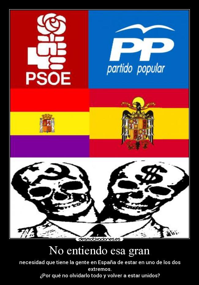 No entiendo esa gran -