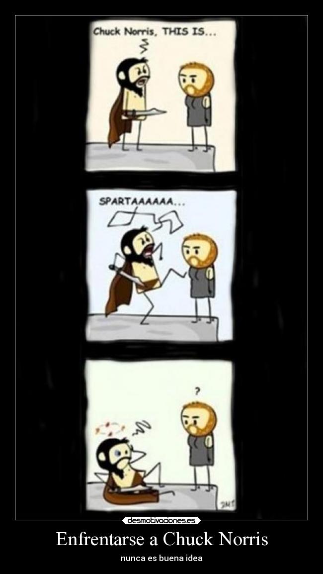 Enfrentarse a Chuck Norris -