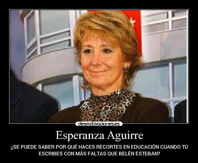 Esperanza Aguirre -
