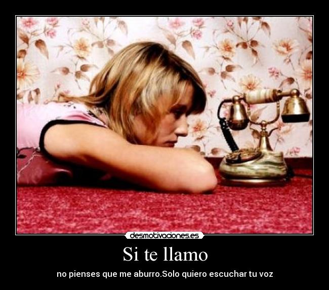 Si te llamo -