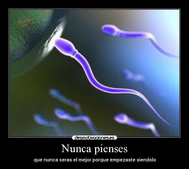 Nunca pienses -