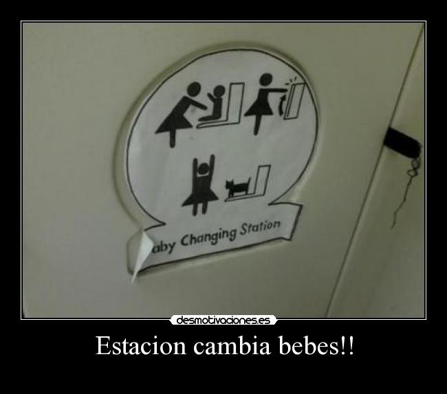 Estacion cambia bebes!! -