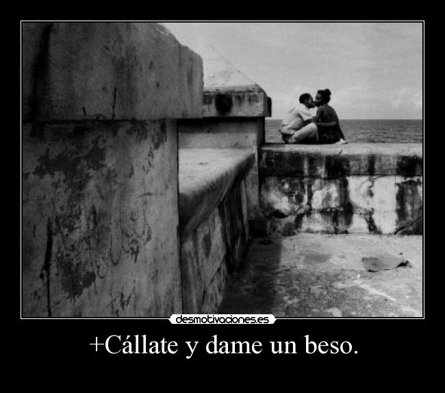 carteles beso desmotivaciones