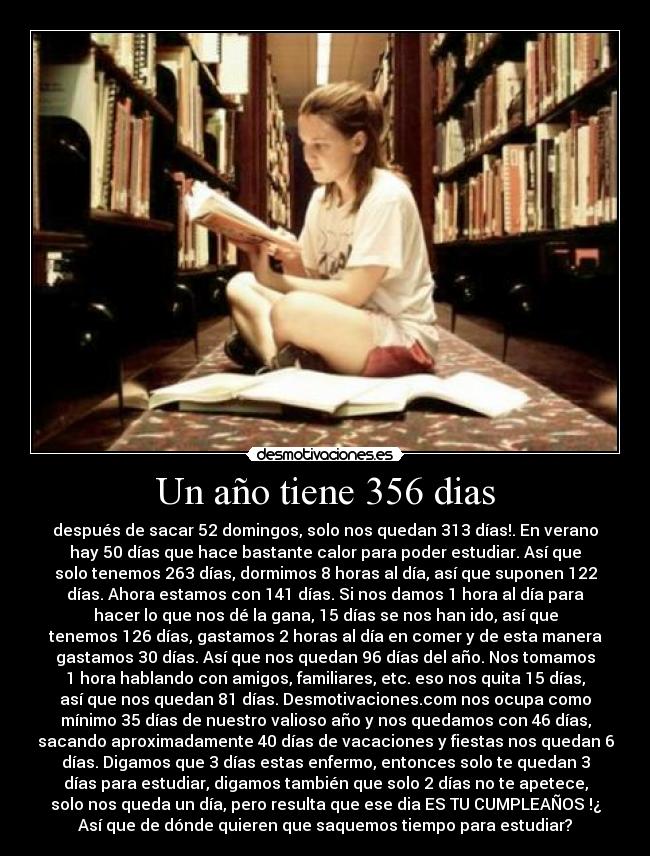 carteles estudiar desmotivaciones