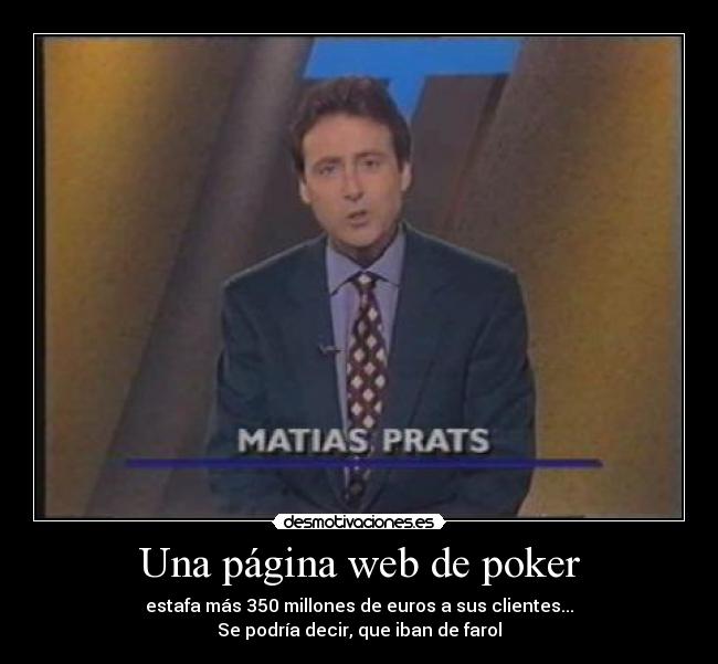 Una página web de poker - 