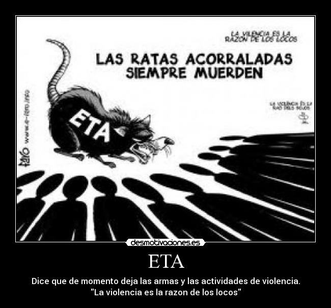 carteles eta desmocabrones desmotivaciones