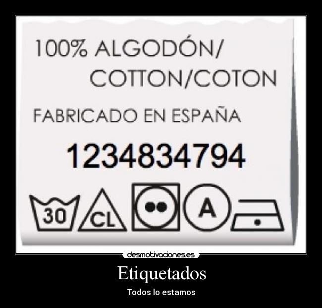 Etiquetados - Todos lo estamos