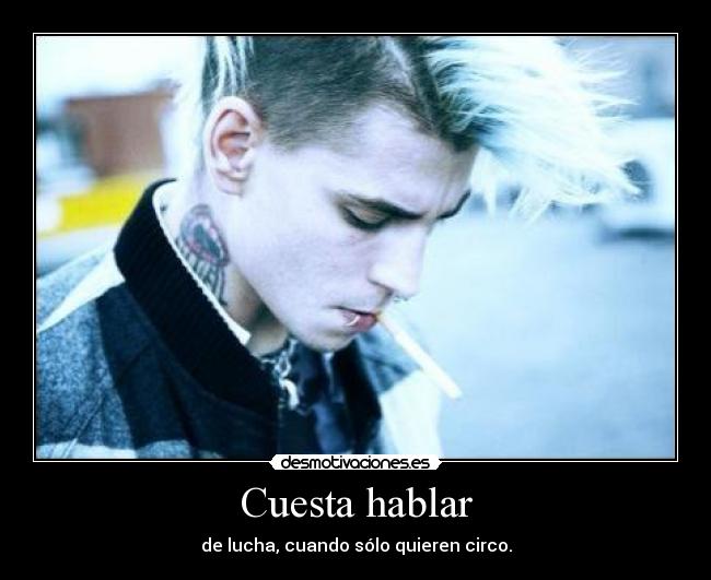Cuesta hablar -