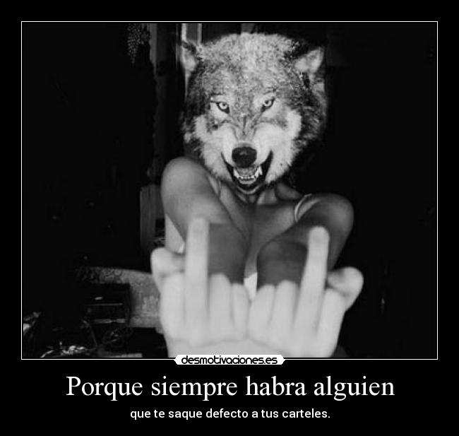 Porque siempre habra alguien - 