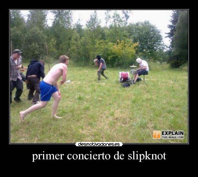primer concierto de slipknot -
