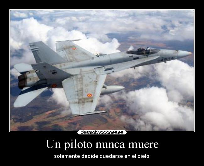 Un piloto nunca muere -